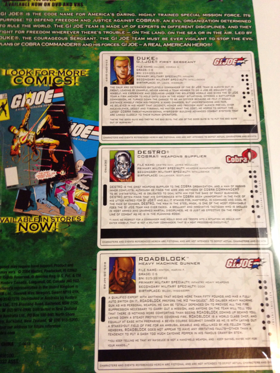 Duke, Destro, Roadblock - Hasbro (G. I. JOE) action figure collectible [Barcode 653569054054] - Main Image 2