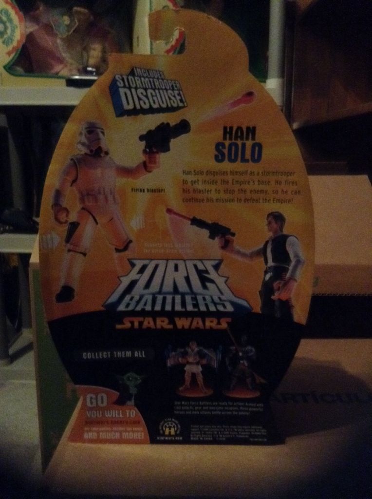 Han Solo - Star Wars Force Battlers - Hasbro (Star Wars) action figure collectible [Barcode 653569057147] - Main Image 2