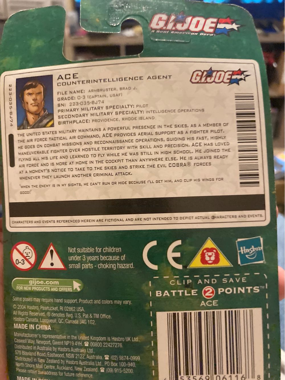 Ace V6 - Hasbro - G.I. Joe (G.I. Joe - Valor vs Venom) action figure collectible [Barcode 653569061168] - Main Image 2