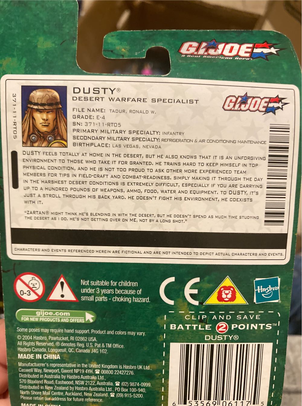 G.I. Joe- Valor vs Venom: Dusty - Hasbro (G.I. Joe: Valor vs Venom) action figure collectible [Barcode 653569061175] - Main Image 2
