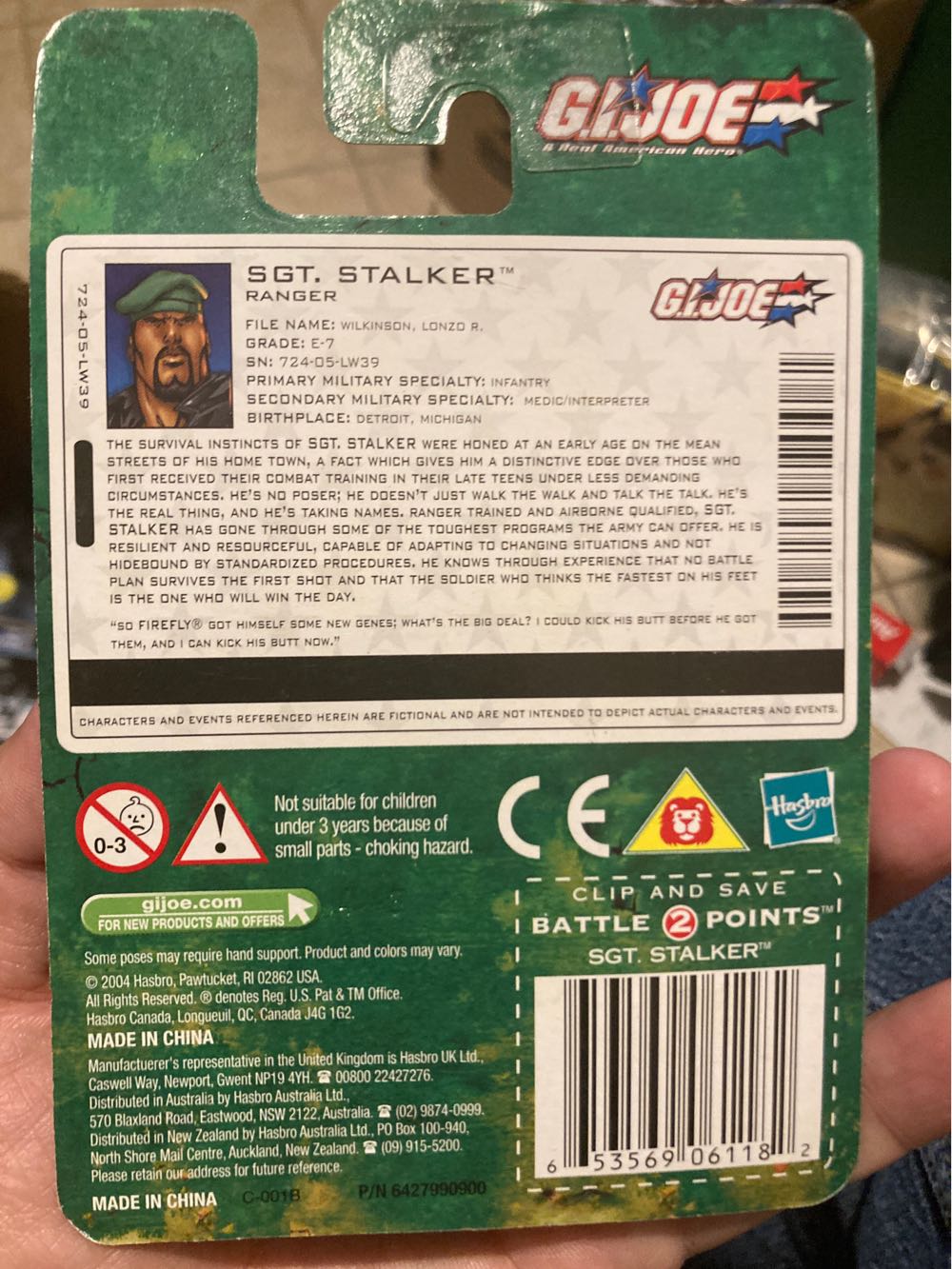 G.I. Joe- Valor vs Venom: SGT. Stalker - Hasbro (G.I. Joe: Valor vs Venom) action figure collectible [Barcode 653569061182] - Main Image 2
