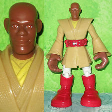 Mace Windu, Jedi Grappling Hook, Star Wars Jedi Force - Playskool (Star Wars Jedi Force) action figure collectible [Barcode 653569065913] - Main Image 2