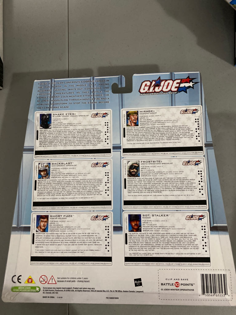 Winter Operations 6-Pack - Hasbro (Valor Vs Venom) action figure collectible [Barcode 653569072539] - Main Image 2