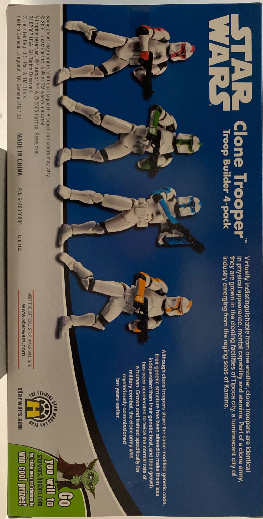 Clone Trooper 4 Pack - Star Wars (The Clone Wars) - Hasbro (Star Wars) action figure collectible [Barcode 653569081715] - Main Image 2