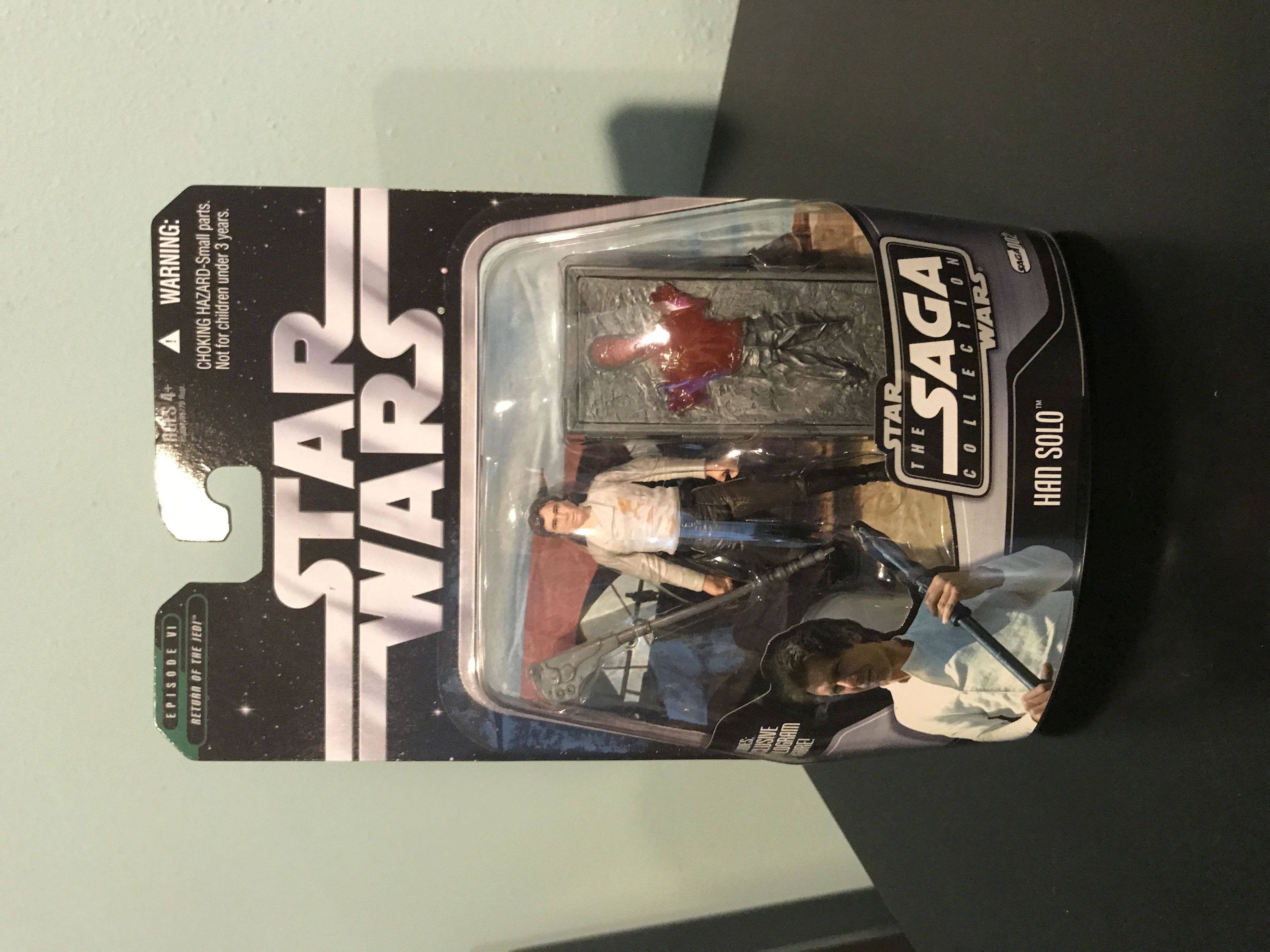 Han Solo (Carbonite) - Saga Collection 002 - Hasbro (Star Wars: Episode VI - Return Of The Jedi) action figure collectible [Barcode 653569085874] - Main Image 3