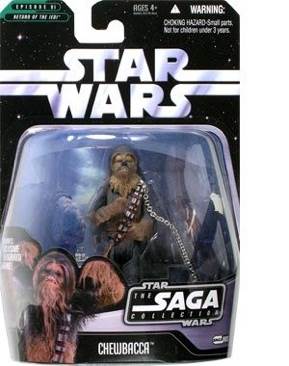 #005 Chewbacca - Hasbro (2006-2007 The Saga Collection) action figure collectible [Barcode 653569085898] - Main Image 1