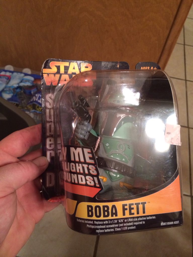 Super D Boba Fett - Hasbro (2005 Revenge of the Sith) action figure collectible [Barcode 653569086499] - Main Image 1
