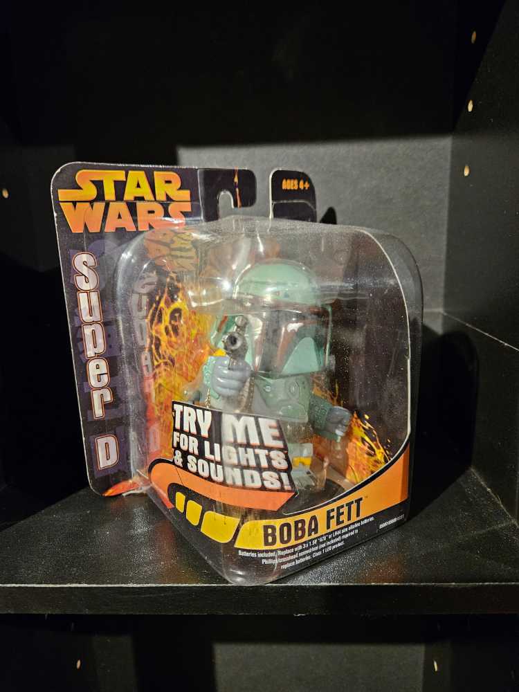 Super D Boba Fett - Hasbro (2005 Revenge of the Sith) action figure collectible [Barcode 653569086499] - Main Image 2