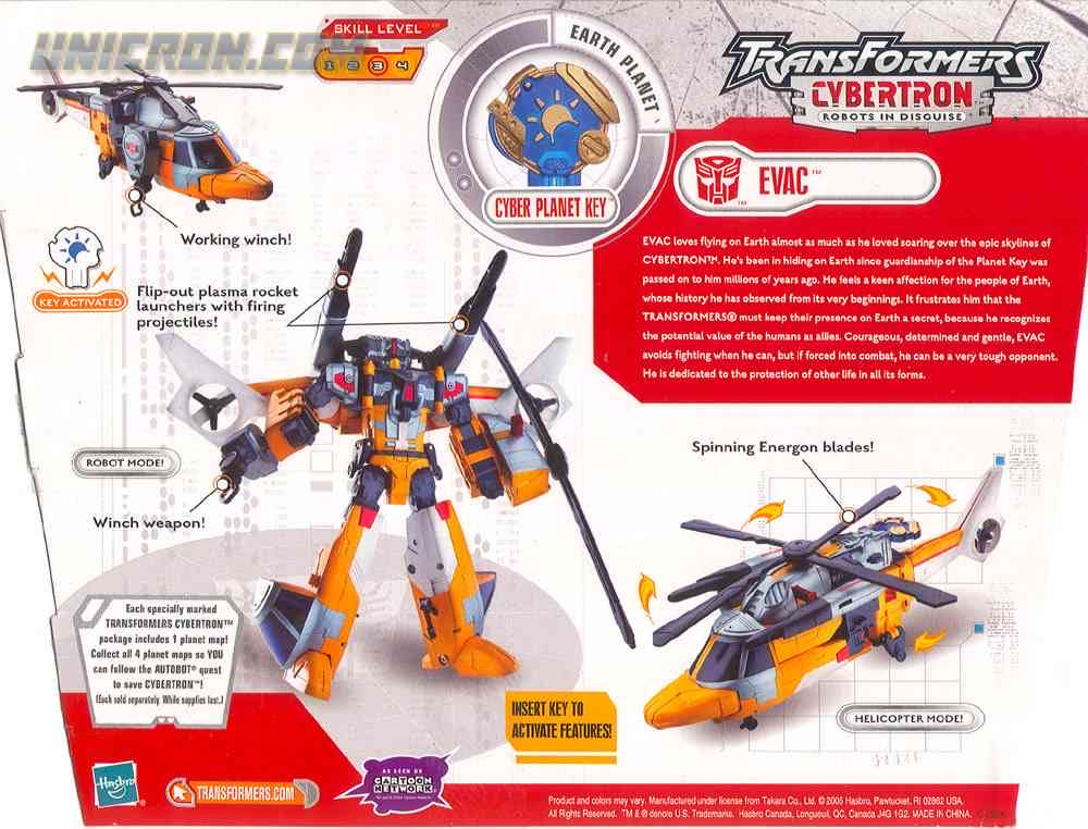 Transformers Cybertron: Evac - Hasbro (Transformers Cybertron) action figure collectible [Barcode 653569099208] - Main Image 2