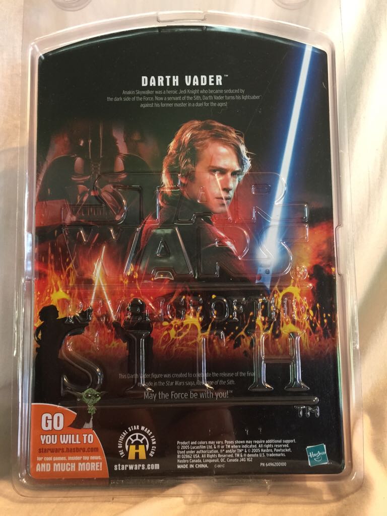 Darth Vader (Duel at Mustafar) - Hasbro (ROTS 3.75” 2005- 2006: Exclusives) action figure collectible [Barcode 653569105114] - Main Image 2