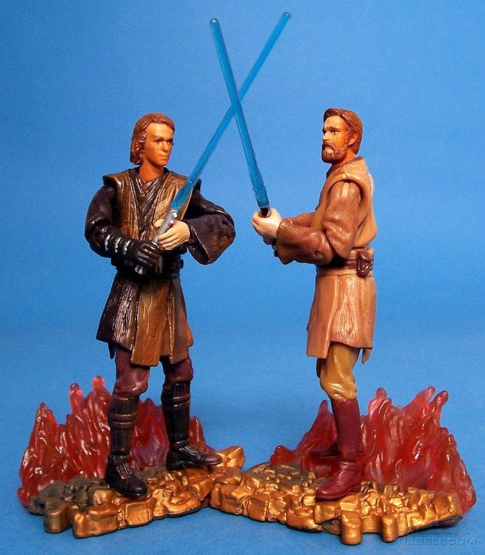 Obi-Wan Kenobi [Duel at Mustafar] Lava Reflection - Star Wars Revenge Of The Sith - Hasbro (Star Wars) action figure collectible [Barcode 653569105121] - Main Image 4