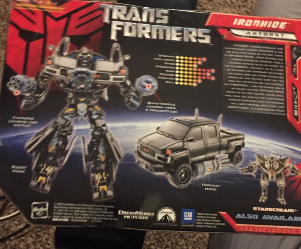 Ironhide - Hasbro (Transformers Automorph Technology) action figure collectible [Barcode 653569111061] - Main Image 2