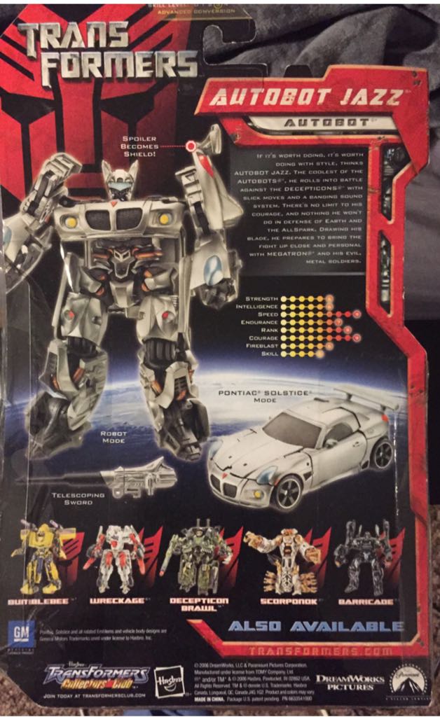 Transformers Movie 2007 Deluxe Class Jazz - Hasbro (Transformers Deluxe Class) action figure collectible [Barcode 653569111115] - Main Image 2