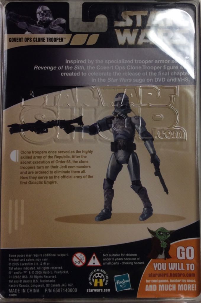 Covert Ops Clone Trooper - Hasbro (Star Wars Revenge of the Sith) action figure collectible [Barcode 653569112082] - Main Image 2