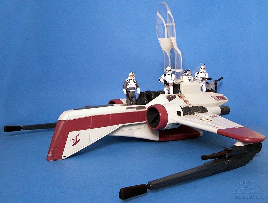 ARC-170 Fighter (2 Bonus Trooper) - Star Wars (Revenge Of The Sith) - Hasbro (Star Wars) action figure collectible [Barcode 653569117070] - Main Image 4