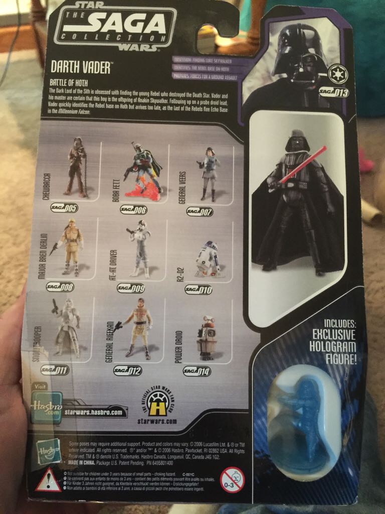 Star Wars - The Saga Collection - Darth Vader - 13 - Hasbro (Star Wars: Episode V - The Empire Strikes Back) action figure collectible [Barcode 653569117957] - Main Image 2