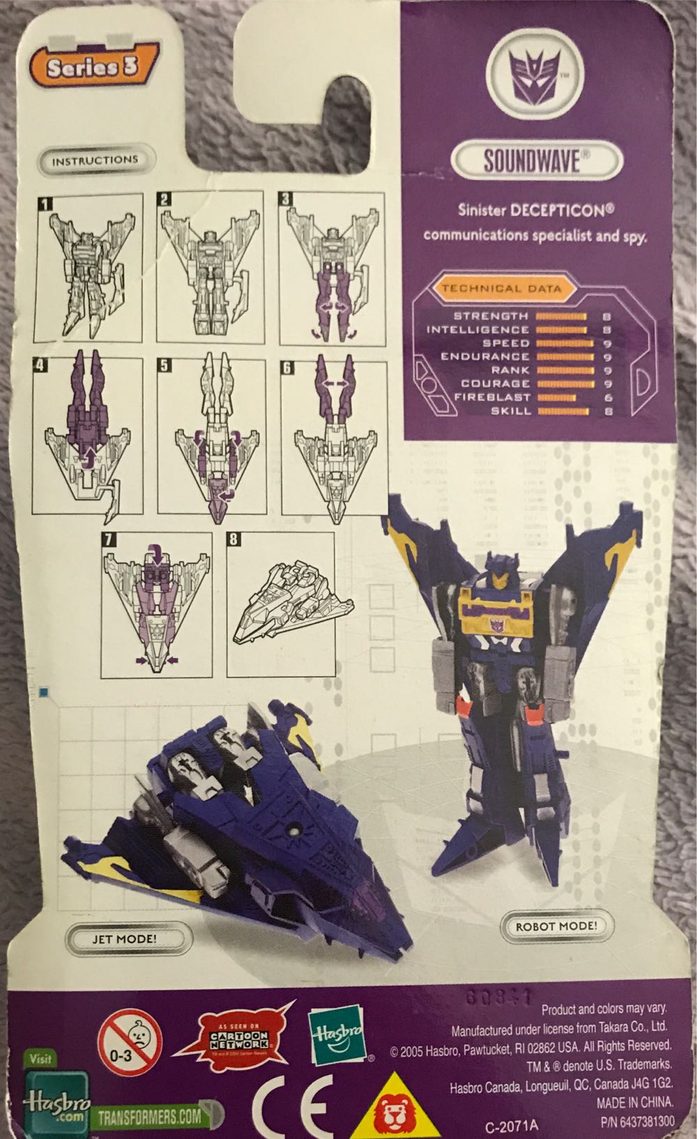Soundwave Legends (Carded) - Hasbro (Cybertron) action figure collectible [Barcode 653569120223] - Main Image 3