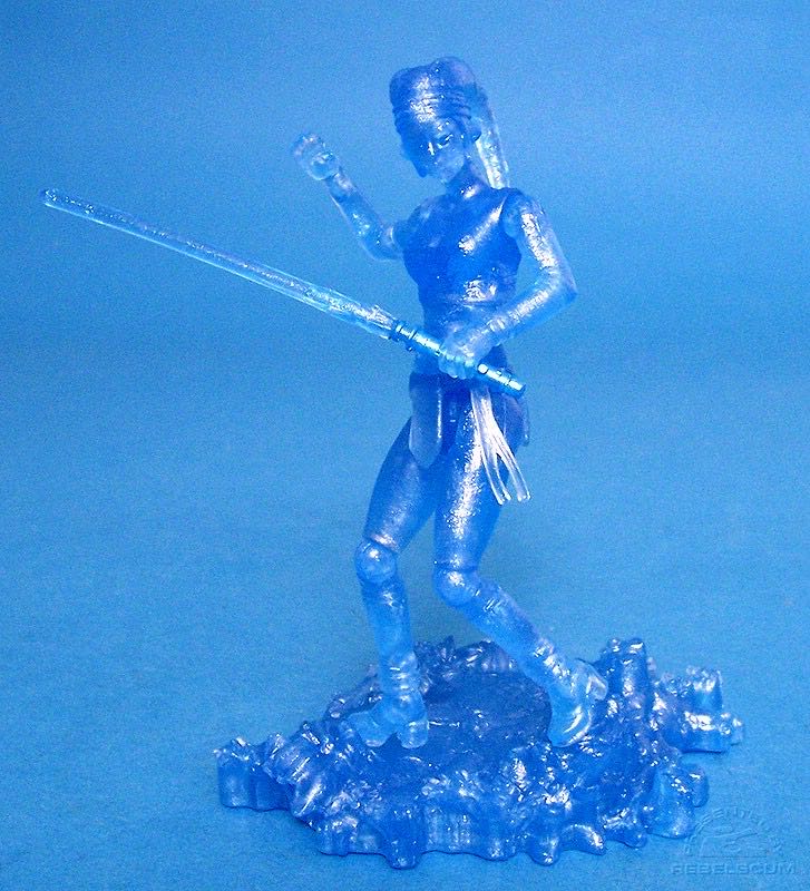 Aayla Secura (Jedi Hologram Transmission!) #67 - Hasbro (Star Wars: Revenge Of The Sith) action figure collectible [Barcode 653569123118] - Main Image 3