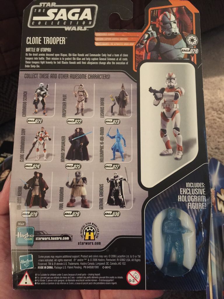 Clone Trooper - Saga Collection 26 - Hasbro (Star Wars - The Saga Collection) action figure collectible [Barcode 653569123354] - Main Image 2
