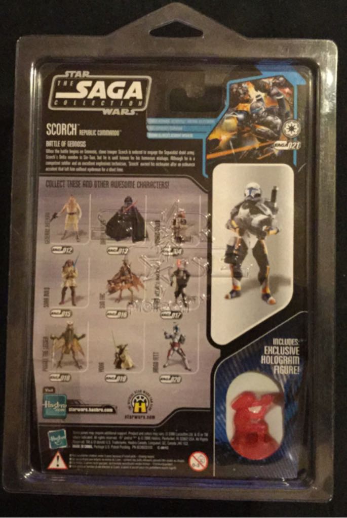 Scorch (Republic Commando) - Saga Collection 21 - Hasbro (The Saga Collection) action figure collectible [Barcode 653569123378] - Main Image 2