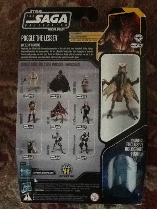 Poggle the Lesser - Hasbro (Star Wars - The Saga Collection) action figure collectible [Barcode 653569123422] - Main Image 2