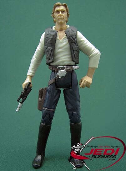 Han Solo - Hasbro (Saga Collection 3.75” 2006- 07) action figure collectible [Barcode 653569123484] - Main Image 2