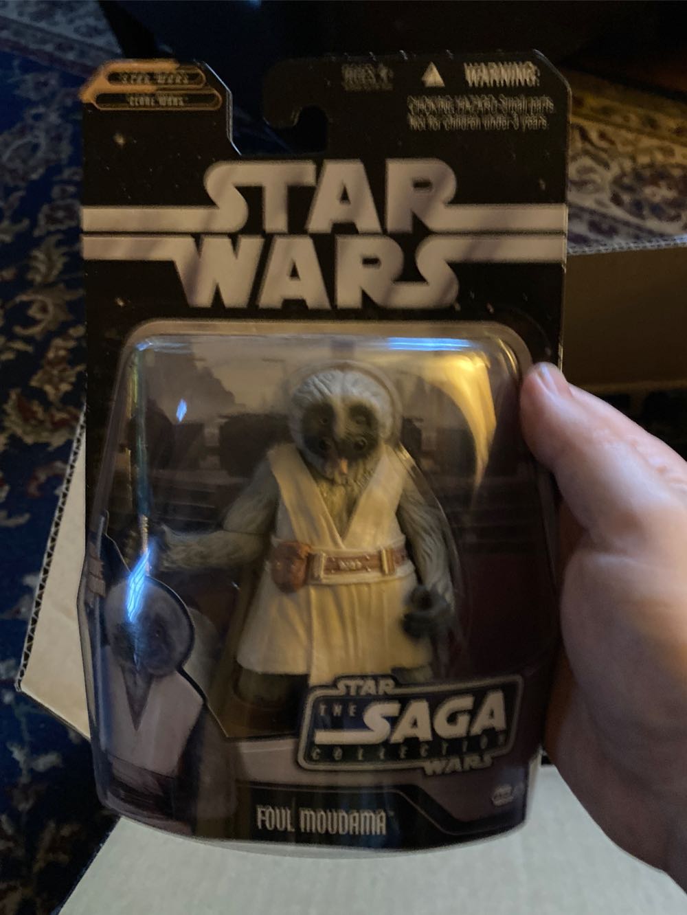 Foul Moudama (Clone Wars) - Saga Collection 29 w/ Blue Holo - Hasbro (Star Wars: The Saga Collection) action figure collectible [Barcode 653569123644] - Main Image 4