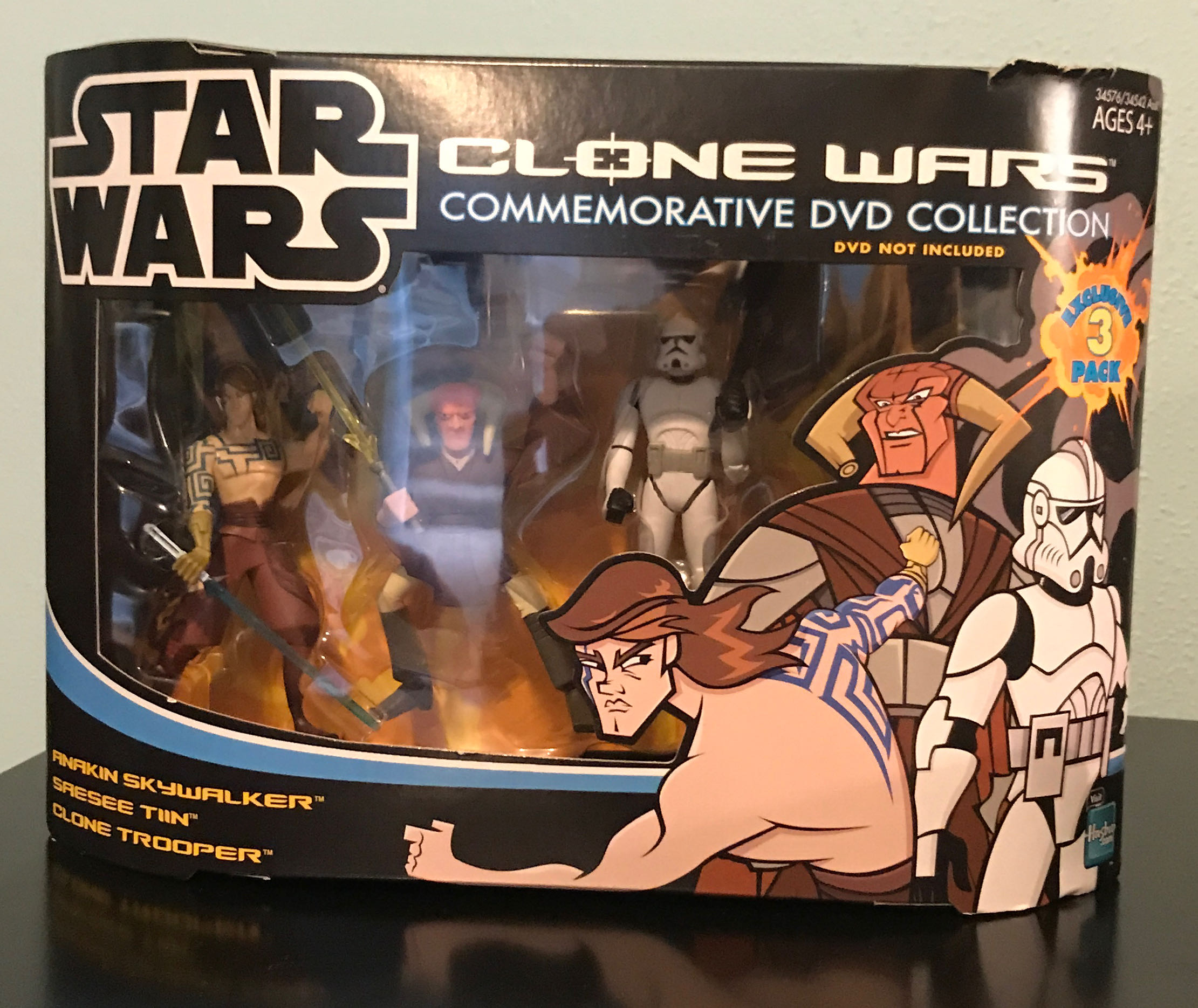 Clone Wars Commemorative DVD Collection (Vol 2 Pk 1) - Hasbro (Cartoon Network) action figure collectible [Barcode 653569125570] - Main Image 3