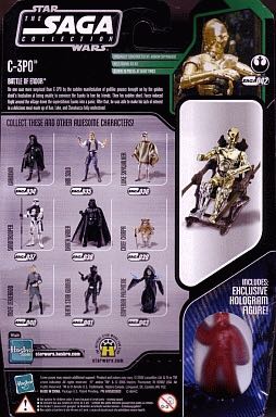 C-3PO - Saga Collection 042 - Hasbro (Star Wars - The Saga Collection) action figure collectible [Barcode 653569126577] - Main Image 2