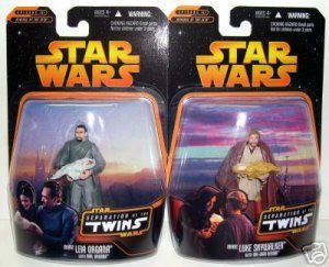 MISC: Star Wars: Saga - Infant Luke Skywalker w/ Obi-Wan Kenobi (Separation of the Twins) - Hasbro (Walmart Exclusive) action figure collectible [Barcode 653569128243] - Main Image 2