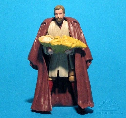 MISC: Star Wars: Saga - Infant Luke Skywalker w/ Obi-Wan Kenobi (Separation of the Twins) - Hasbro (Walmart Exclusive) action figure collectible [Barcode 653569128243] - Main Image 4