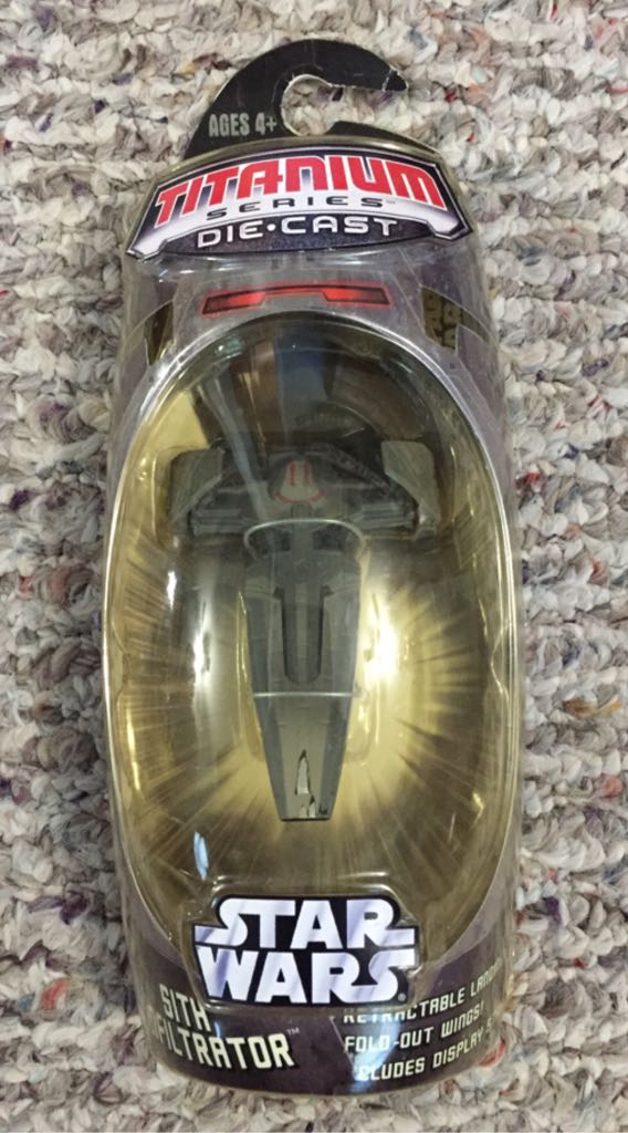 Sith Infiltrator - Hasbro Galoob (Star Wars - Titanium) action figure collectible [Barcode 653569133285] - Main Image 1