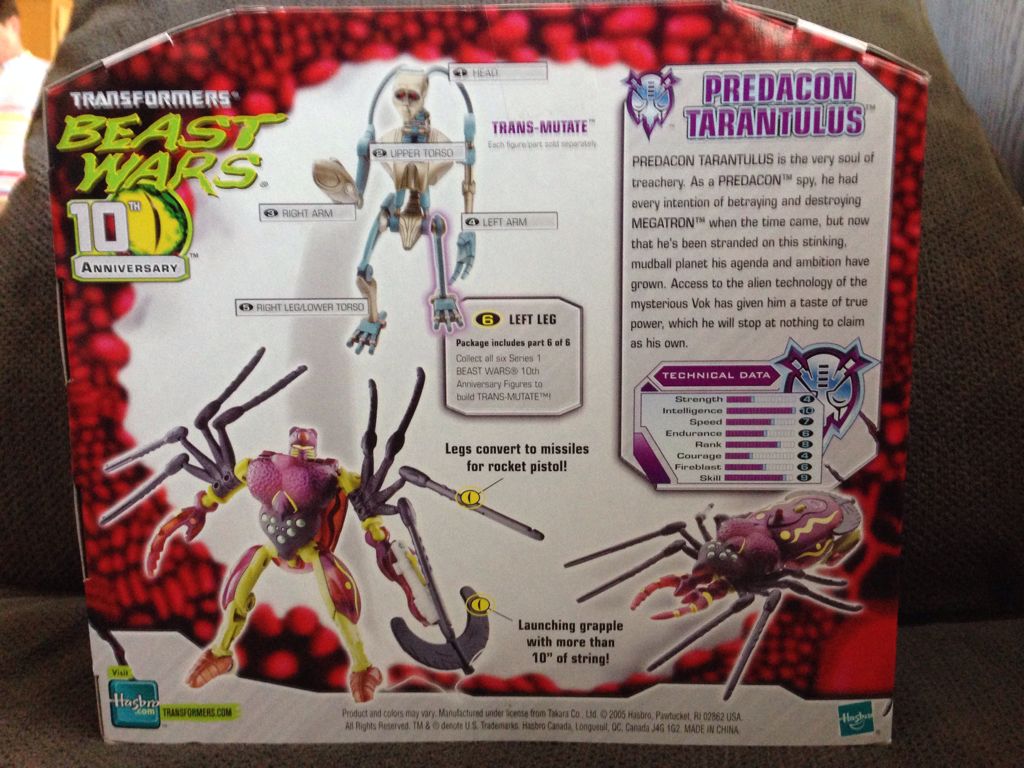 Tarantulas (Build-A-Figure Transmutate) - Hasbro (Transformers: Beast Wars) action figure collectible [Barcode 653569136026] - Main Image 2