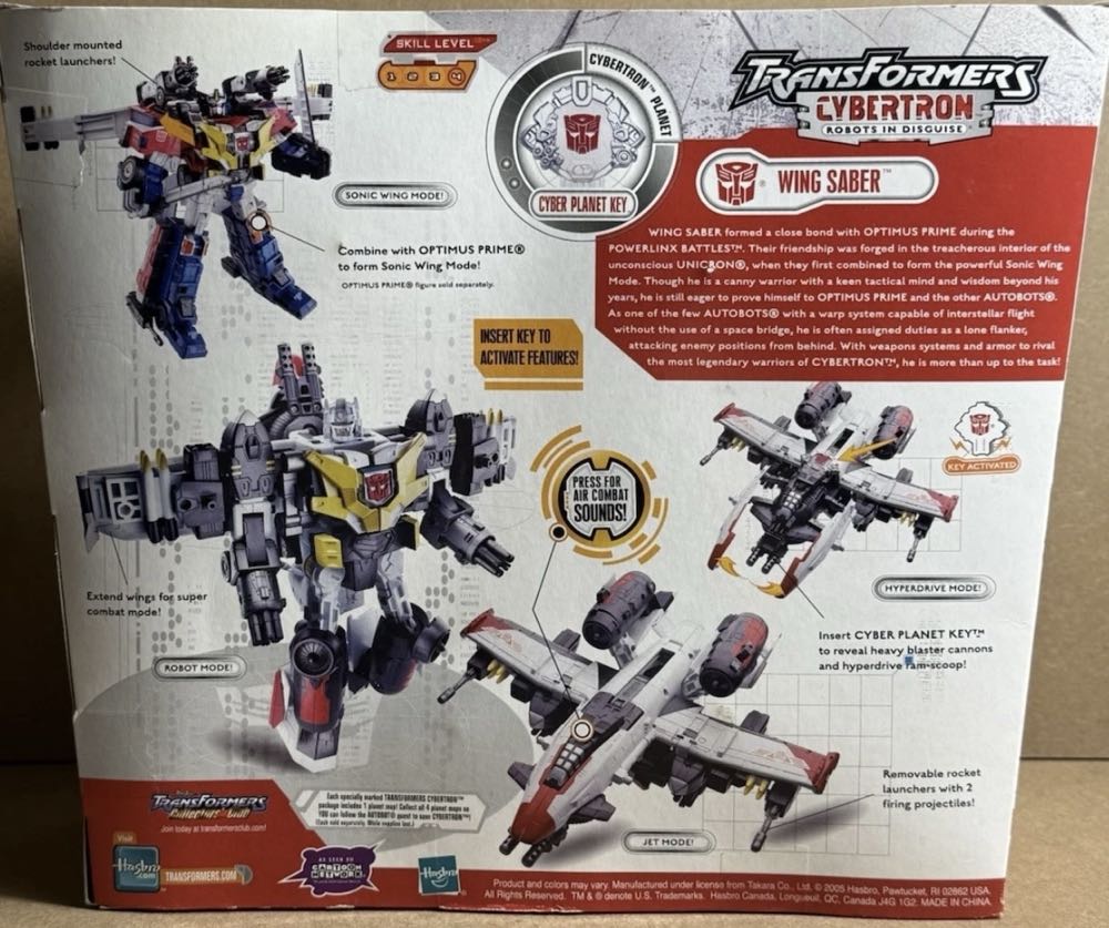 Transformers Cybetron: Wing Saber - Hasbro (Transformers Cybertron) action figure collectible [Barcode 653569143666] - Main Image 2
