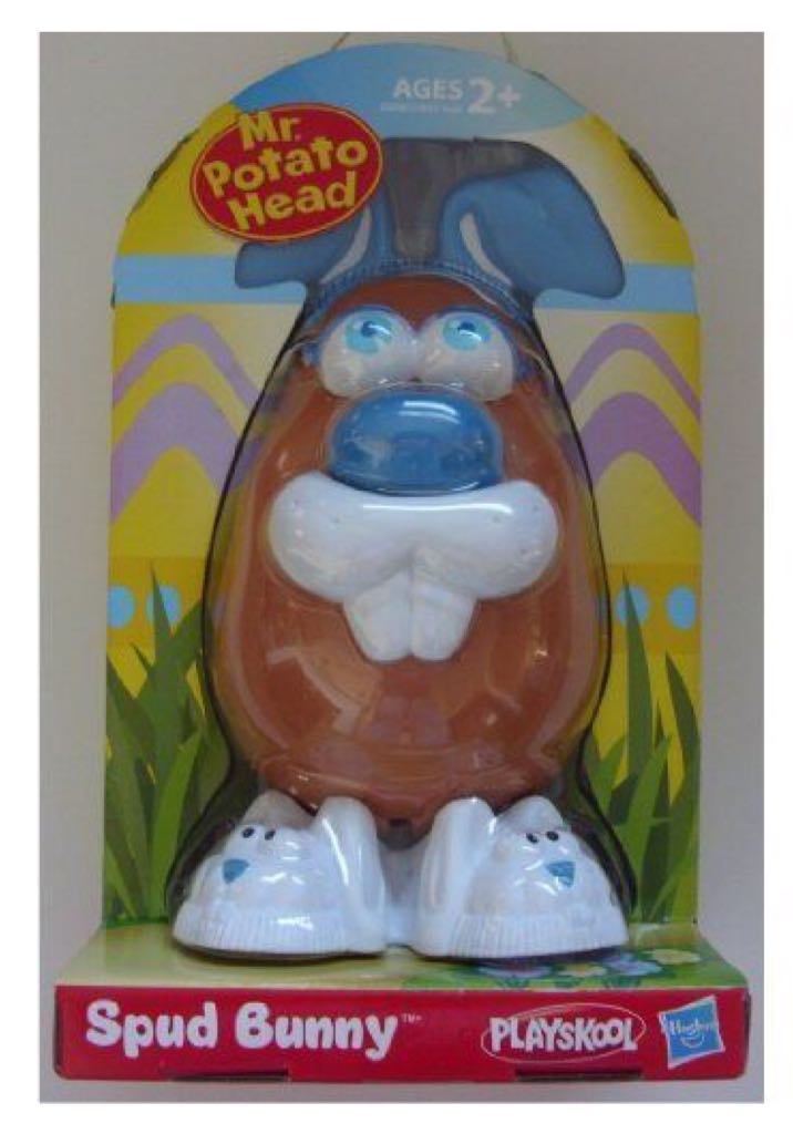 Potato Heads - Easter: SPUD BUNNY (Blue) - Playskool/Hasbro (Easter Adventures) action figure collectible [Barcode 653569148500] - Main Image 2