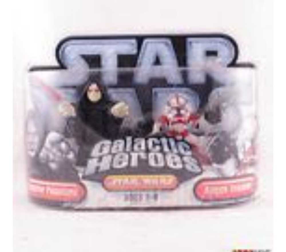 Star Wars Galactic Heroes - Emperor Palpatine and Shock Trer 2-figure pack  (Star Wars - Galactic Heroes) action figure collectible [Barcode 653569150688] - Main Image 2