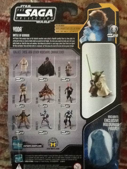 Yoda - Hasbro (Star Wars - The Saga Collection) action figure collectible [Barcode 653569157014] - Main Image 2