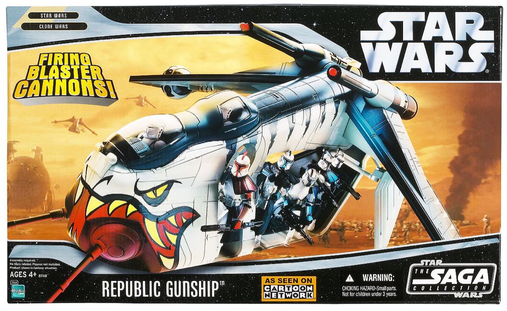 Republic Gunship - Hasbro (Star Wars) action figure collectible [Barcode 653569157168] - Main Image 2
