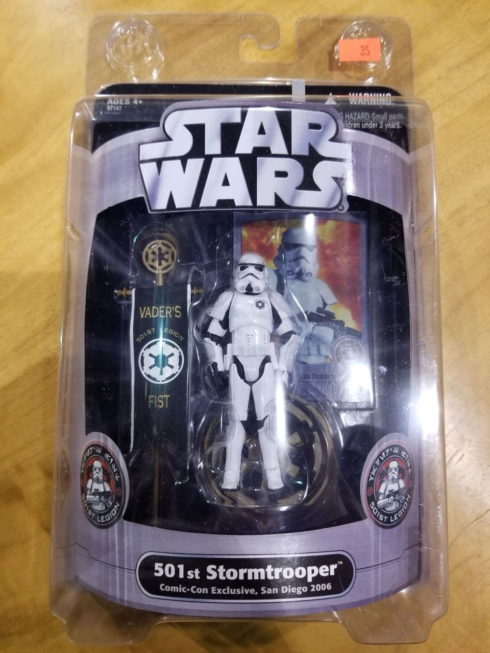 501st Stormtrooper - Comic-Con, San Diego 2006 - Hasbro (Star Wars Convention) action figure collectible [Barcode 653569160151] - Main Image 4