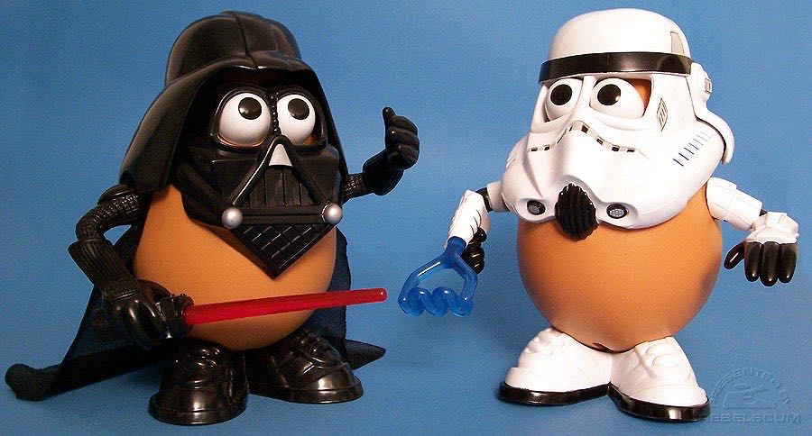Darth Tater & Spudtrooper Tin - Playskool (Star Wars - 30th Anniversary Collection) action figure collectible [Barcode 653569167860] - Main Image 4