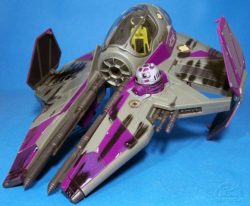 Mace Windu’s Jedi Starfighter - Hasbro (The Saga Collection) action figure collectible [Barcode 653569171836] - Main Image 3