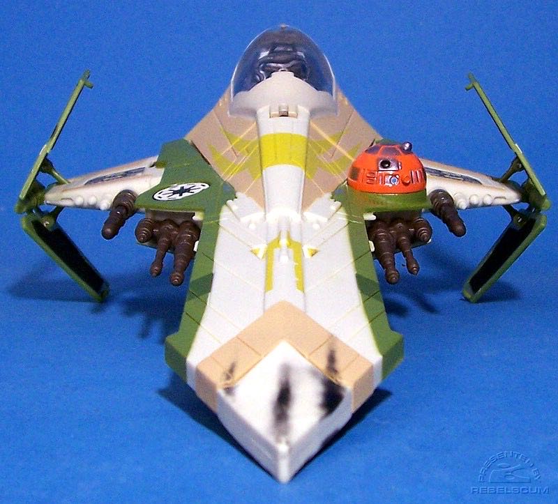 Star Wars Vehicle: Kit Fisto’s Jedi Starfighter - Hasbro (Star Wars: Expanded Universe) action figure collectible [Barcode 653569174998] - Main Image 3