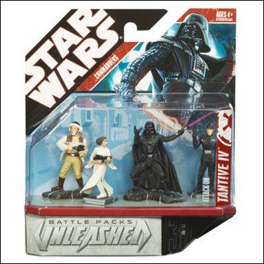 Star Wars Unleashed Battle Packs Tantive IV Commanders Action Figure - Hasbro (Battle Pack Unleashed Tentative IV) action figure collectible [Barcode 653569178880] - Main Image 1