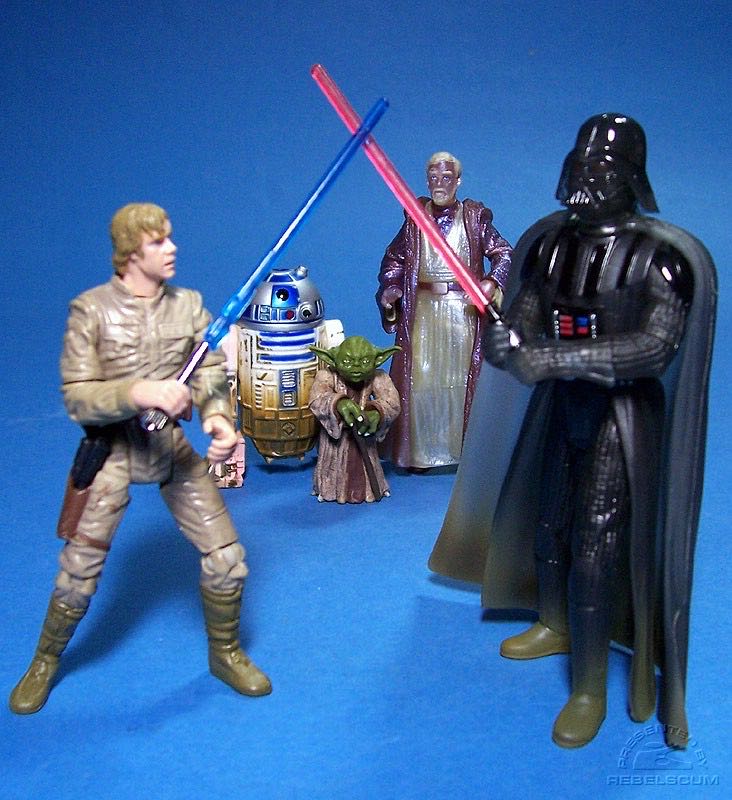 Yoda , R2-D2 , Spirit Of Obi-Wan Kenobi , Luke Skywalker , Spirit Of Darth Vader (Jedi Training on Dagobah) - Star Wars Battle Packs - Hasbro (Star Wars) action figure collectible [Barcode 653569183549] - Main Image 3