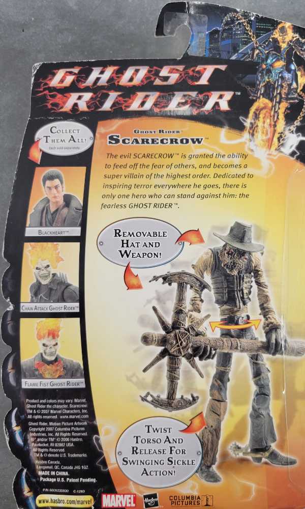 Ghost Rider Movie - Scarecrow - Hasbro (Ghost Rider) action figure collectible [Barcode 653569189084] - Main Image 3