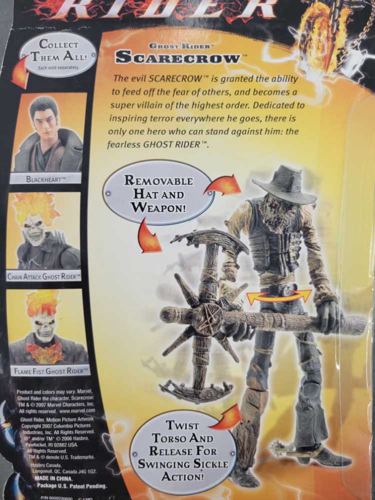 Ghost Rider Movie - Scarecrow - Hasbro (Ghost Rider) action figure collectible [Barcode 653569189084] - Main Image 4