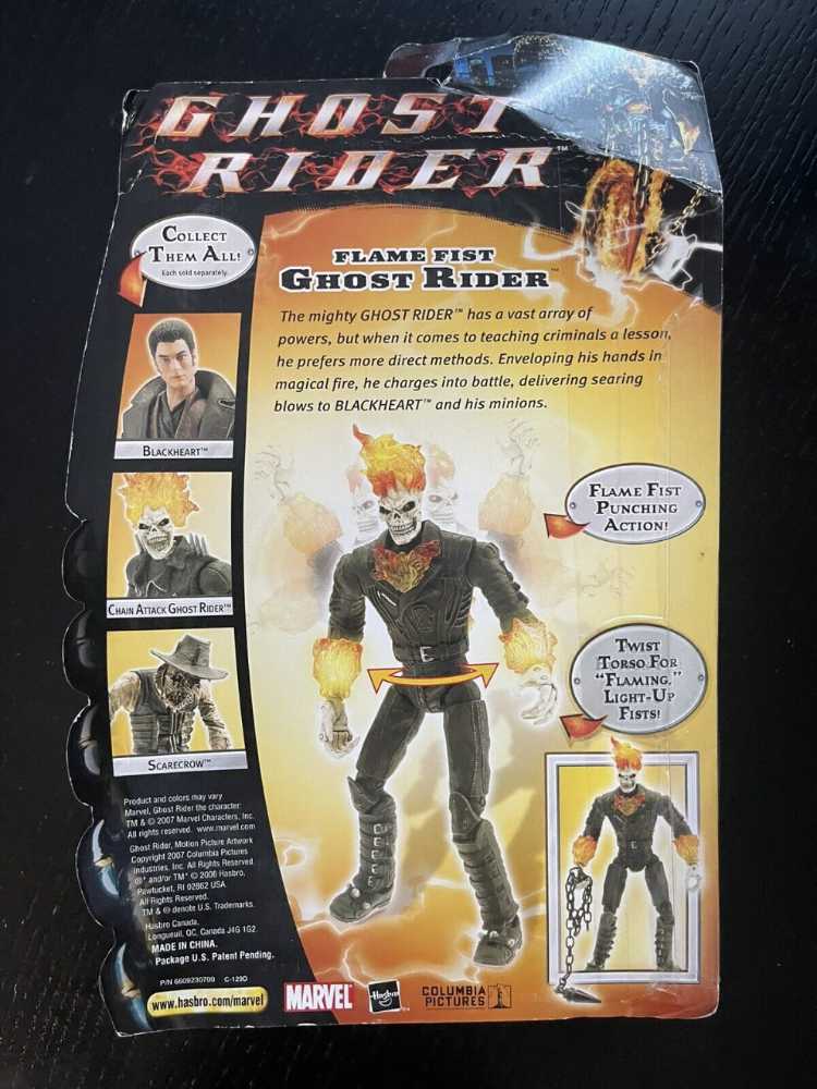 Ghost Rider Movie - Flame Fist Ghost Rider  action figure collectible [Barcode 653569189091] - Main Image 2