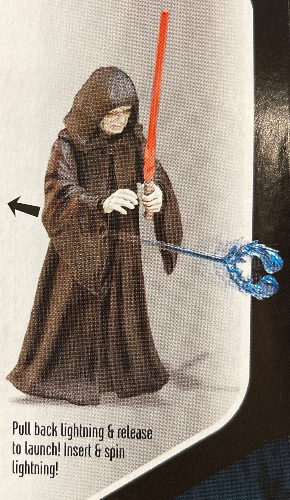 Saga (EP3 Greatest Battle 13 Of 14) - Emperor Palpatine - Hasbro (Star Wars Episode III Greatest Battles) action figure collectible [Barcode 653569190172] - Main Image 3