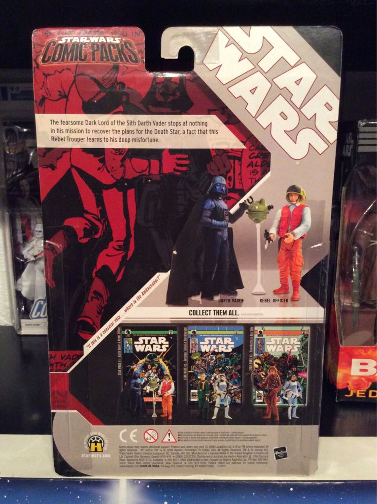 Darth Vader & Rebel Officer - Hasbro (Star Wars: Expanded Universe) action figure collectible [Barcode 653569193821] - Main Image 2