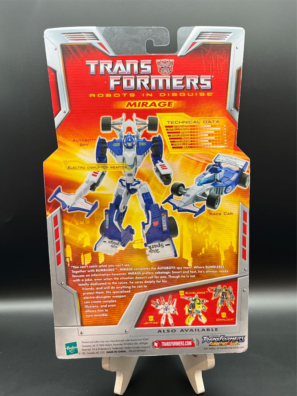 Mirage - Hasbro (Transformers Classics) action figure collectible [Barcode 653569193883] - Main Image 3